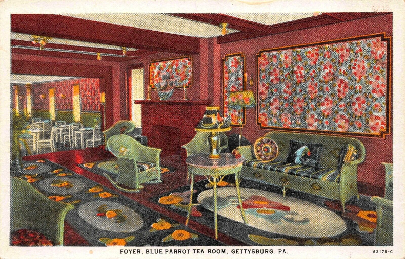 -Blue-Parrot-Tea-Room-Foyer-Postcard-Gettysburg-PA-Front.jpg